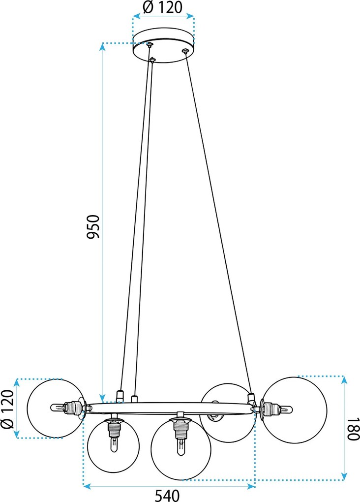 Лампа APP1158-6CP