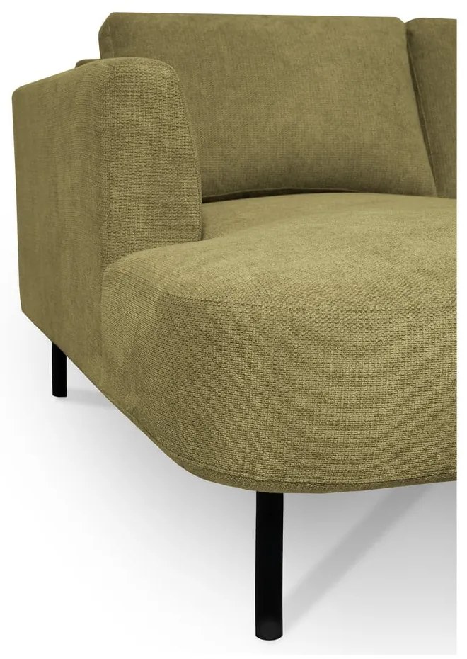 Ъглов диван в цвят горчица (десен ъгъл/"U" форма) Hero – Scandic