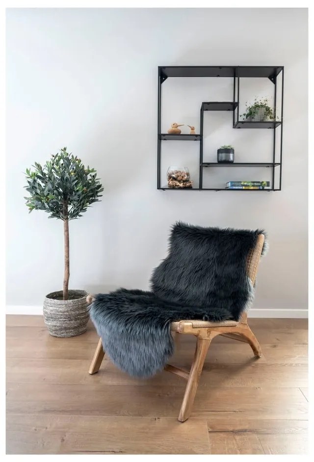 Антрацит синтетична пътека 60x180 cm – House Nordic