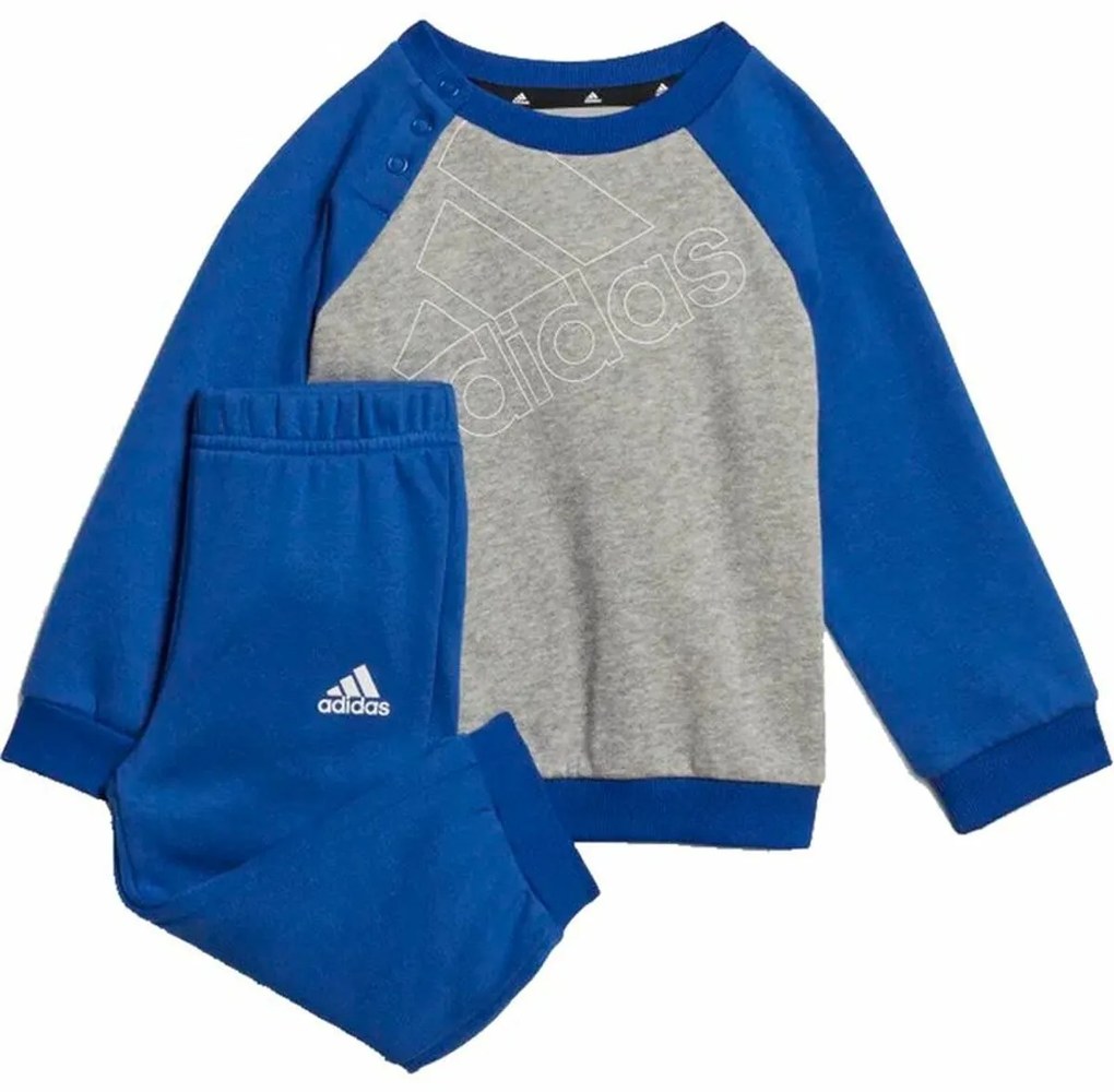 Спортен Комплект за Бебе Adidas Essentials Logo Сив - 3-6 месеца