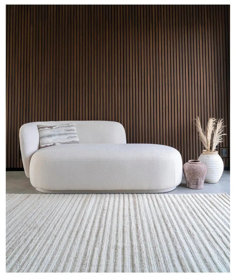 Кремава ръчно изработена вълнена пътека 80x180 cm Mango – House Nordic