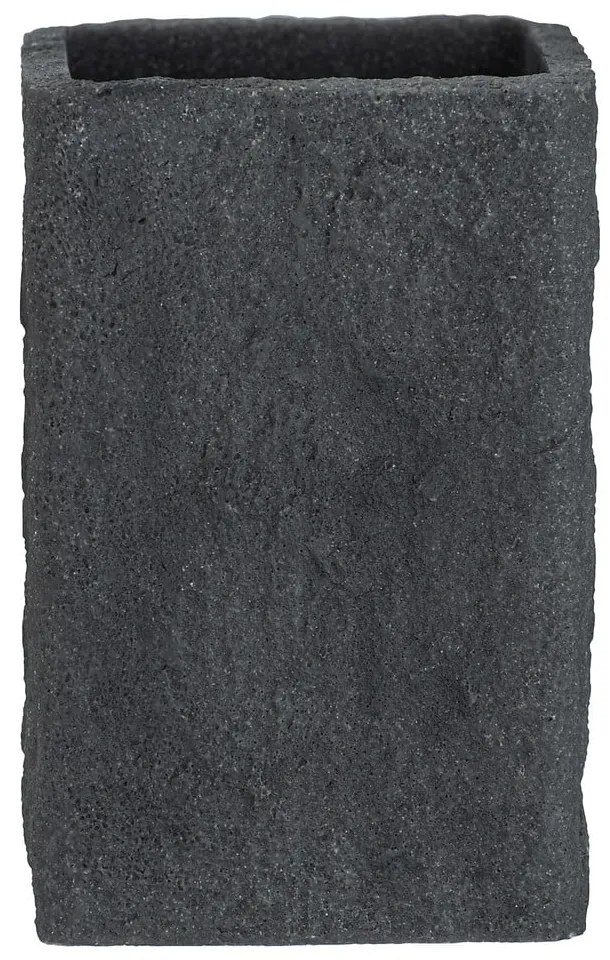 Тъмно сива чаша за четка за зъби Villata - Wenko