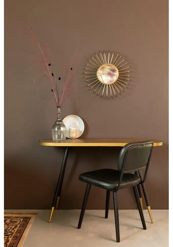 Черен трапезен стол Jake Worn - White Label