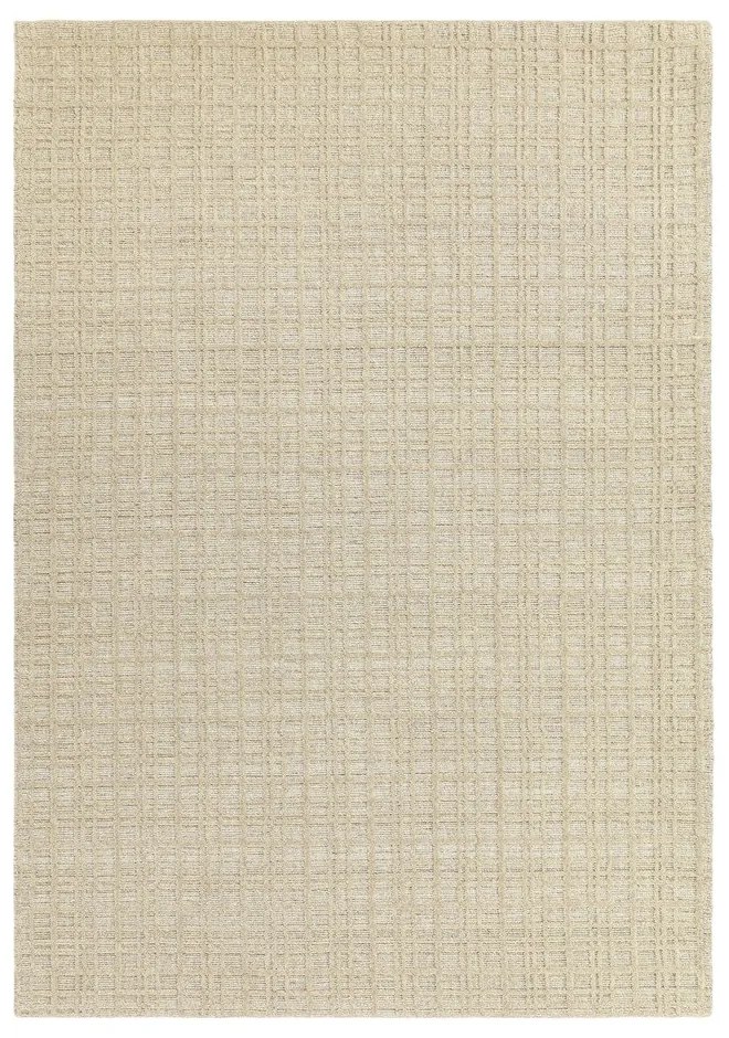 Кремав ръчно изработен килим със смес от вълна 120x170 cm Thatch Sand – Asiatic Carpets