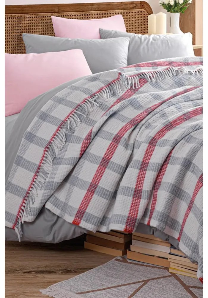 Сиво покривало за легло 180x220 cm Warm Soft – Mijolnir