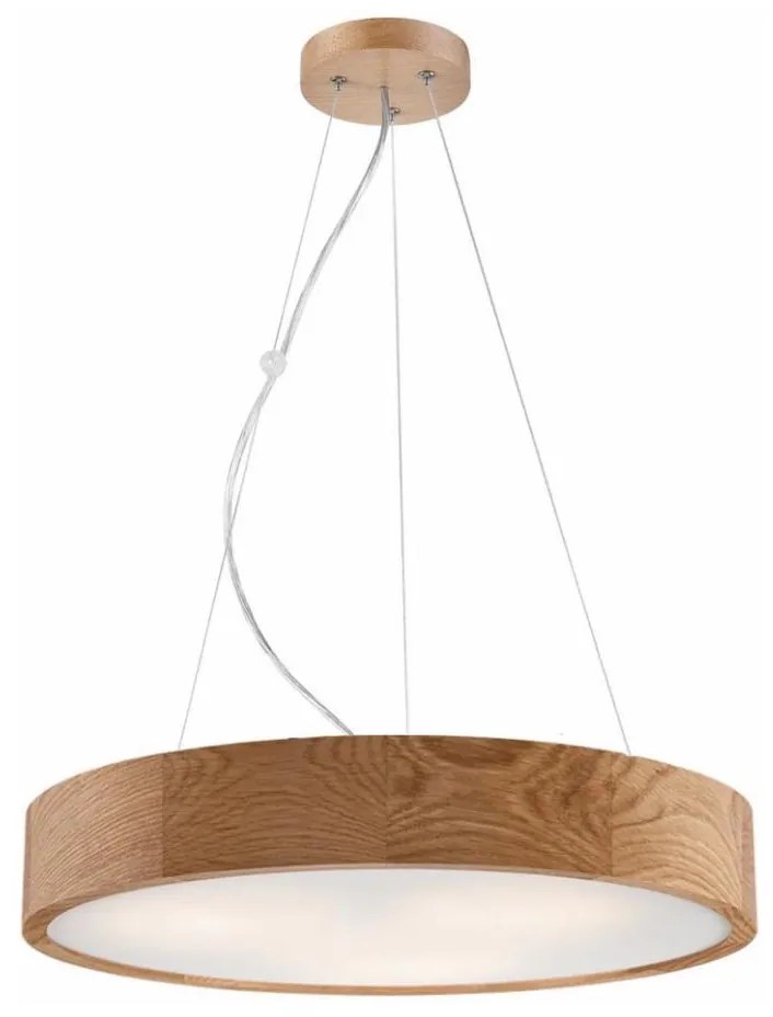 Полилей на кабел OAK 3xE27/60W/230V дъб Ø47,5 см