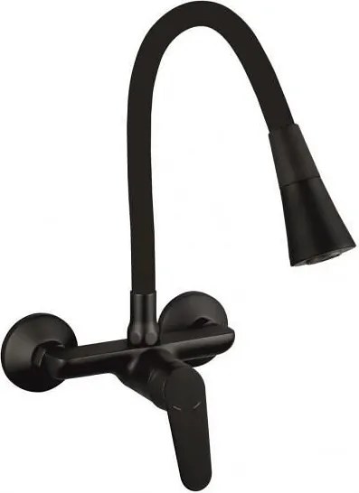 Стенен смесител за кухня LINNI BLACK, Inter Ceramic, ICF 5108152B 7313