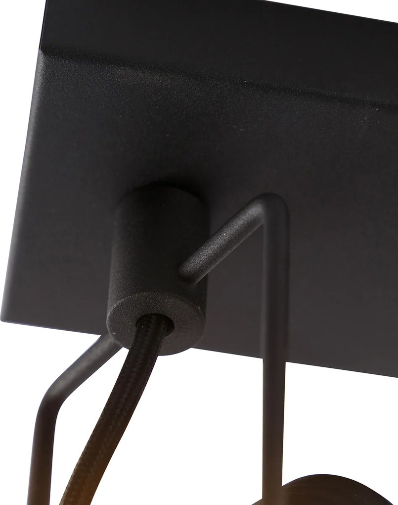 Интелигентен прожектор черен с 2 Wifi GU10 - Suplux