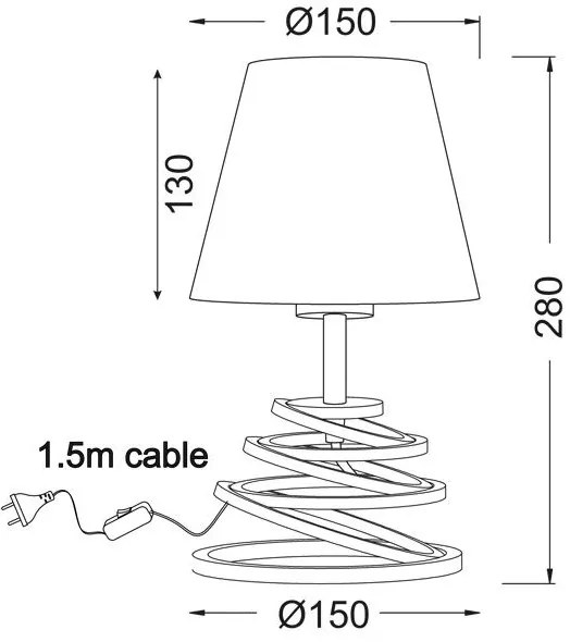 Лампа за четене Lagos-Mauro