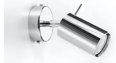 Стенна лампа в сребристо Etna - Sollux