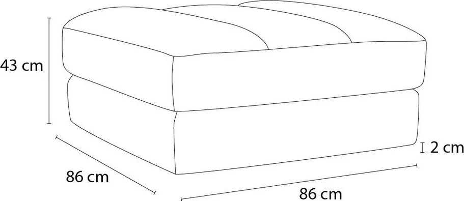 Бежова кадифена табуретка Sierra – Bobochic Paris