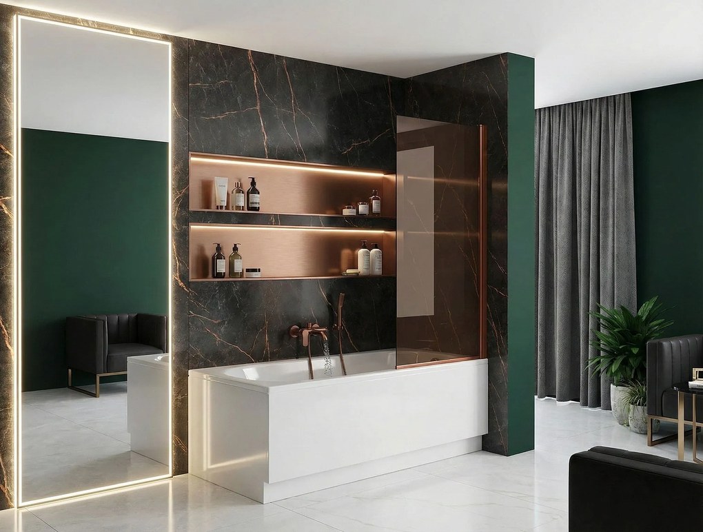 Параван Rea Elegant Brush Copper 80