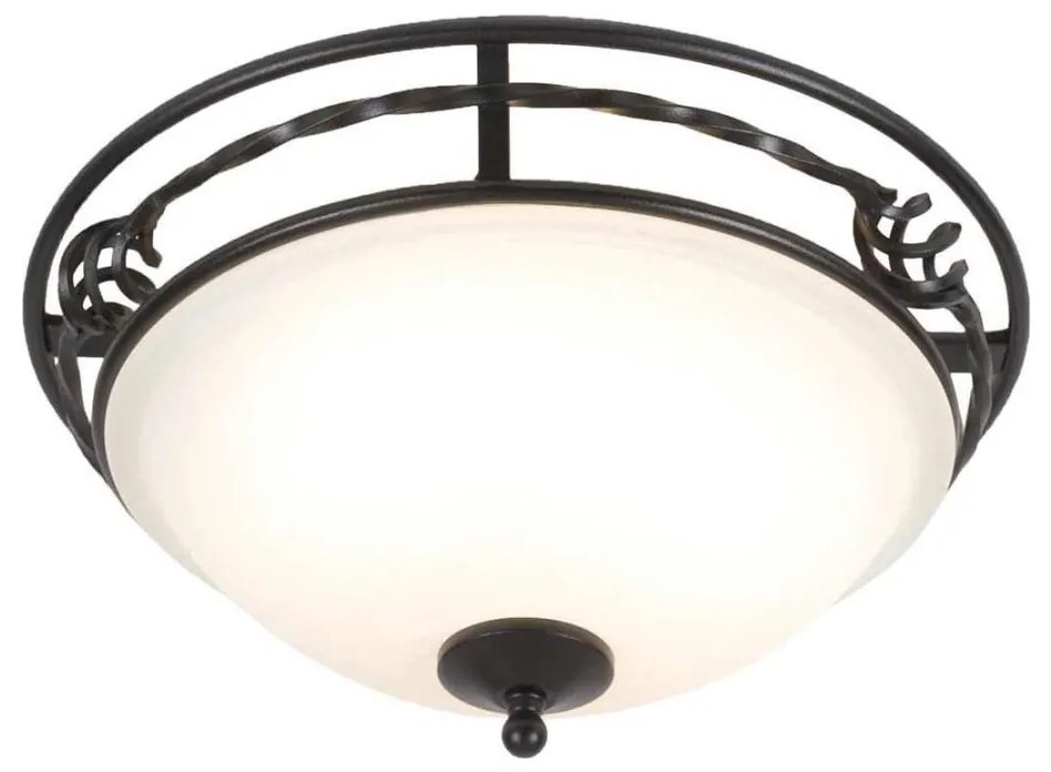 Elstead PB-F-A-BLACK - Плафон PEMBROKE 2xE27/60W/230V
