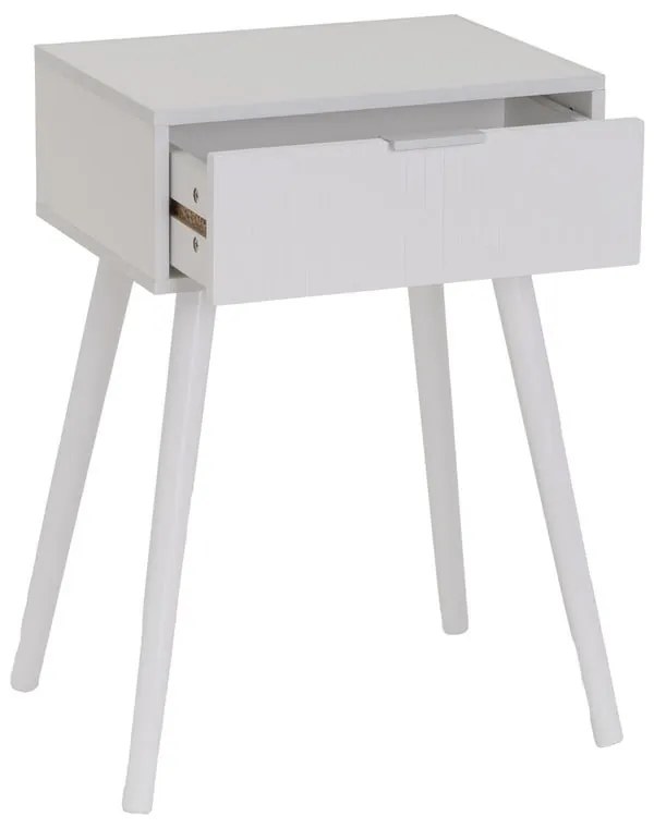 Бяло нощно шкафче – Casa Selección
