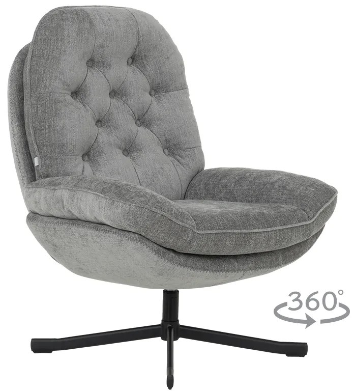 Кресло BRAGA - сиво