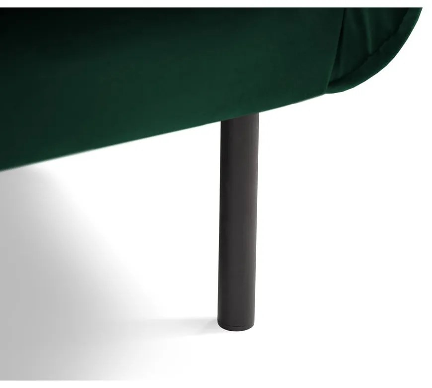 Тъмнозелено кадифено кресло Vienna - Cosmopolitan Design