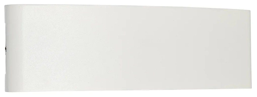 Външна стенна лампа бяла с LED 10-светлина IP54 - Silly