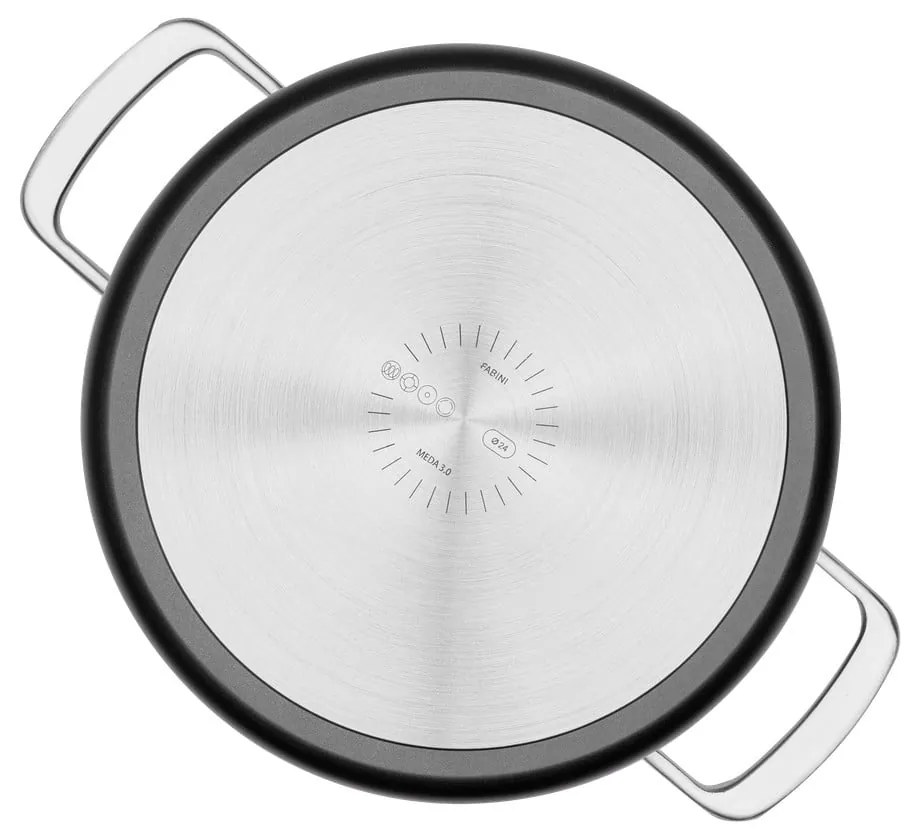 Гърне с капак/с керамично покритие подходящо за индукционен котлон 5,5 l Meda 3.0 – FABINI