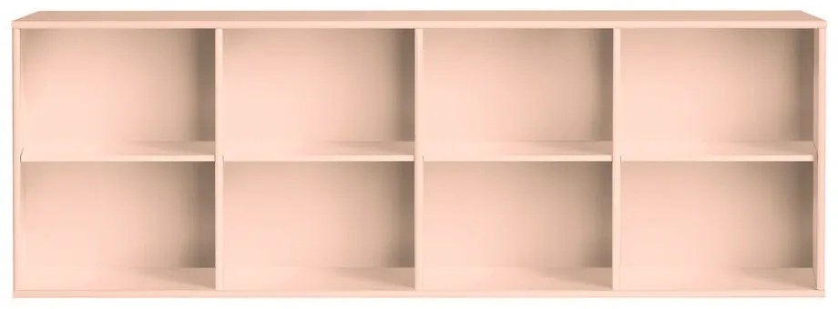 Светлорозова висяща библиотека 176x61x42 cm Mistral – Hammel Furniture
