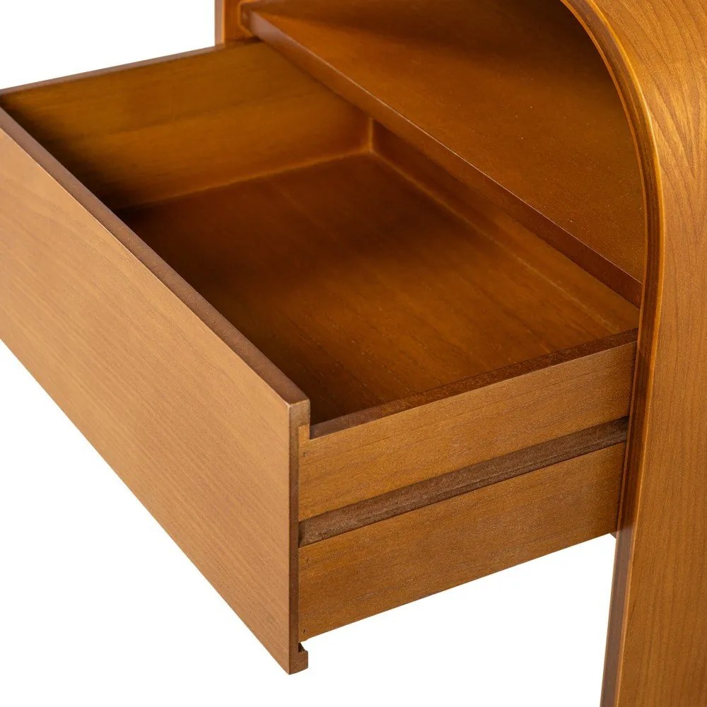 Нощно шкафче с рафтове в естествен цвят Momo – WOOOD