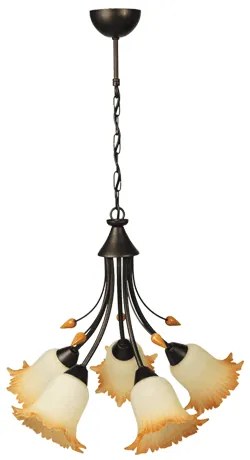 Полилей БАРСЕЛОНА, патина, 5xE27