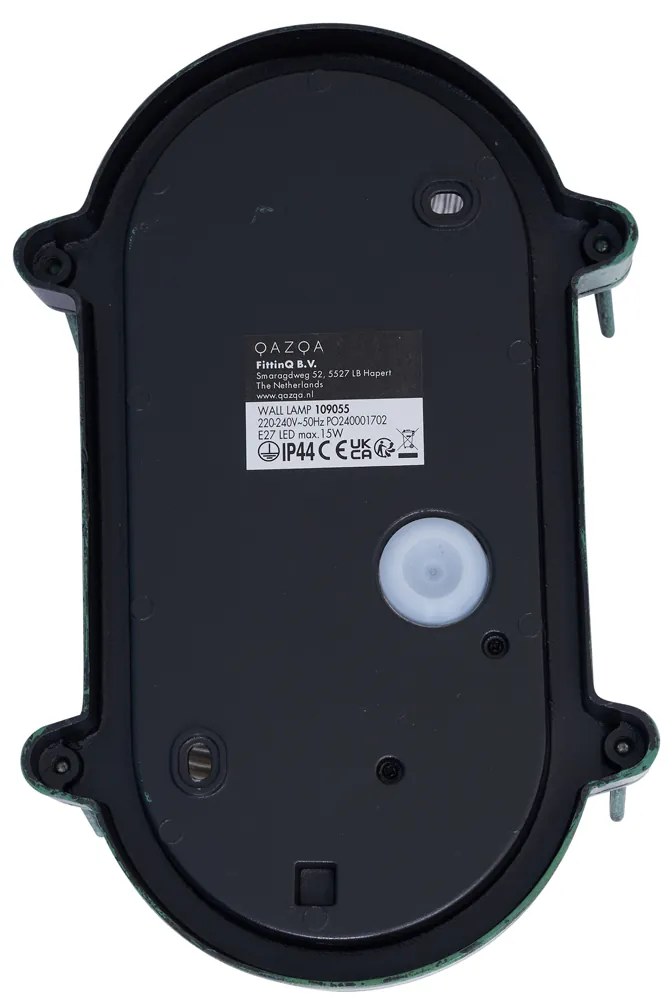 Външна Стенна Лампа Зелена Овална IP44 - Noutica