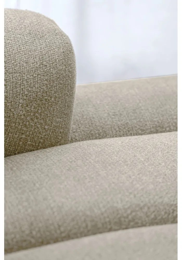 Бежов ъглов диван (десен ъгъл) Shell – Miuform