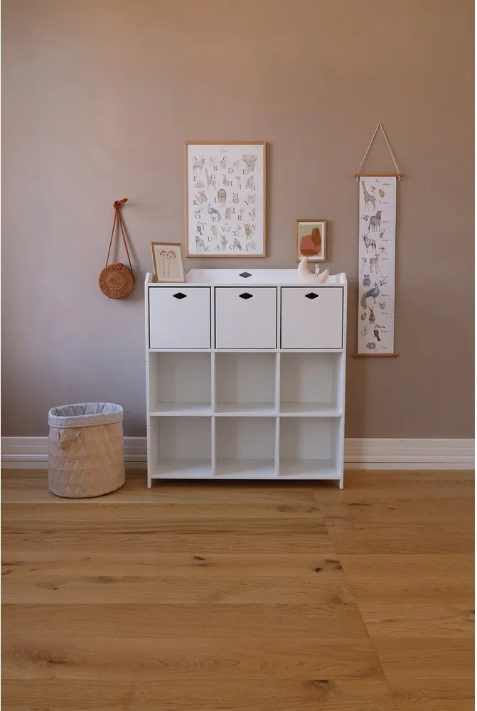 Бяла детска кутия за съхранение 30x30x30 cm Luca – Cam Cam Copenhagen