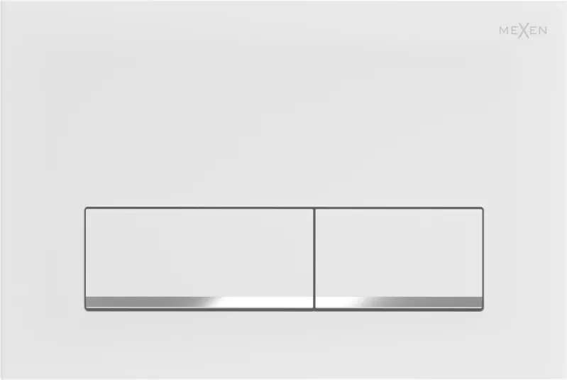 Mexen Fenix 12 бутон за промиване, бял мат - 601220