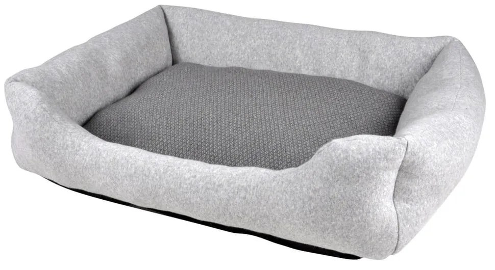 Светлосиво легло за домашни любимци 70x58 cm Graphene – Love Story