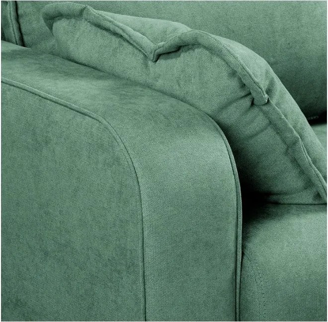 Тюркоазен ъглов диван (десен ъгъл) Beata - Ropez