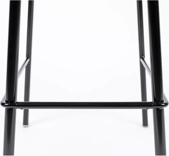 Черен/светлорозов бар стол 94 cm Spike - Zuiver