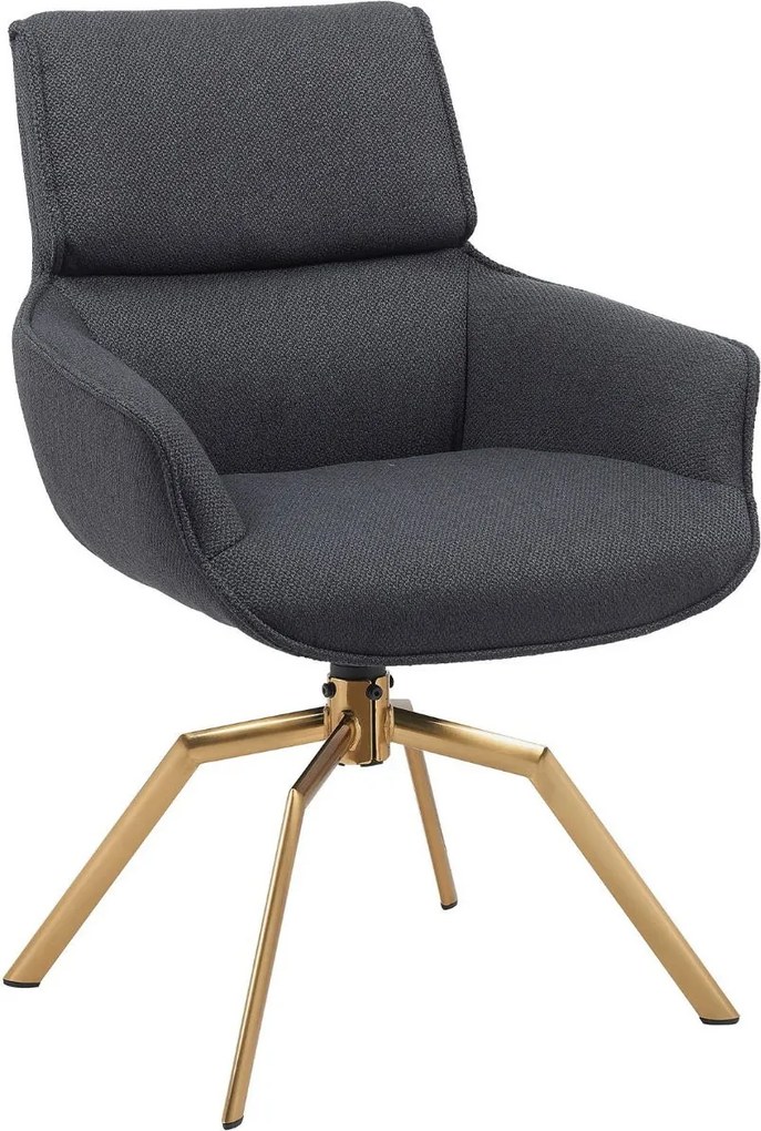 Стол Bueron Muz 2бр-Черно - Злато