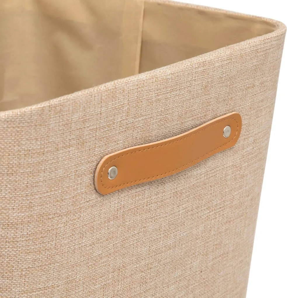 Кутия за съхранение 5five Mix & Modul Roundy, 31x31x31 cm - Нюд