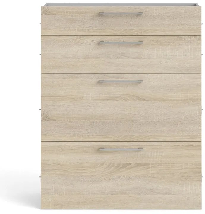 Компонент - чекмеджета от дъбов декор в естествен цвят 84x105 cm Prima – Tvilum