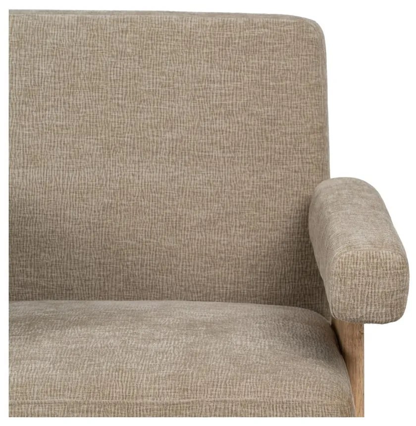 Бежово шенилово кресло Rest – Ixia