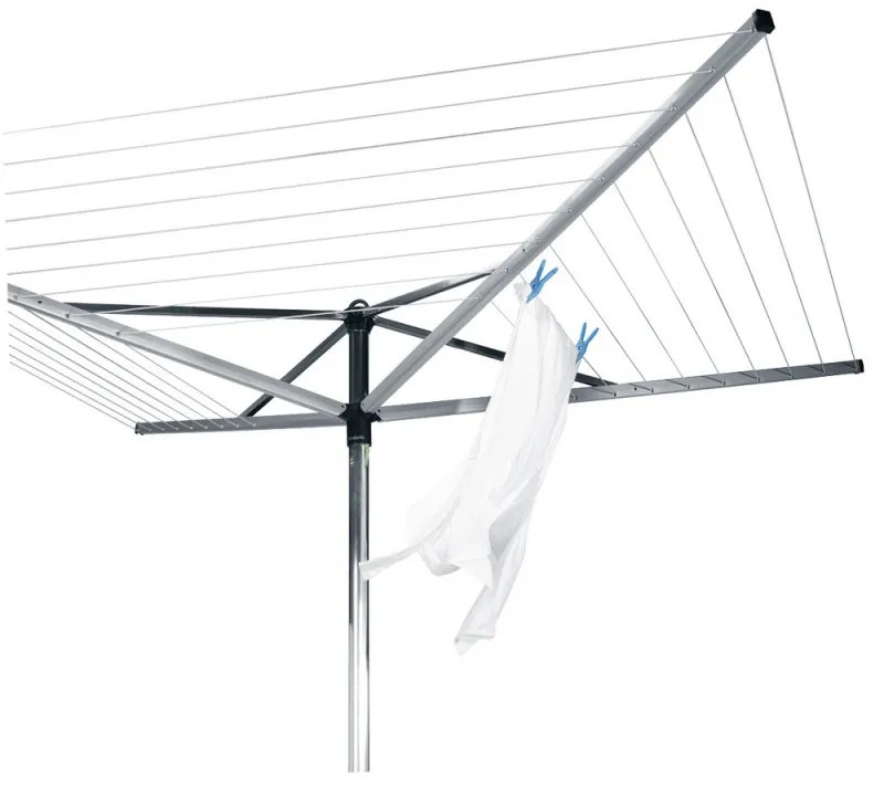 Външен простор Brabantia TopSpinner 1003461, 50 м, Метален шиш за вкопаване, Резистентен на корозия, Инокс