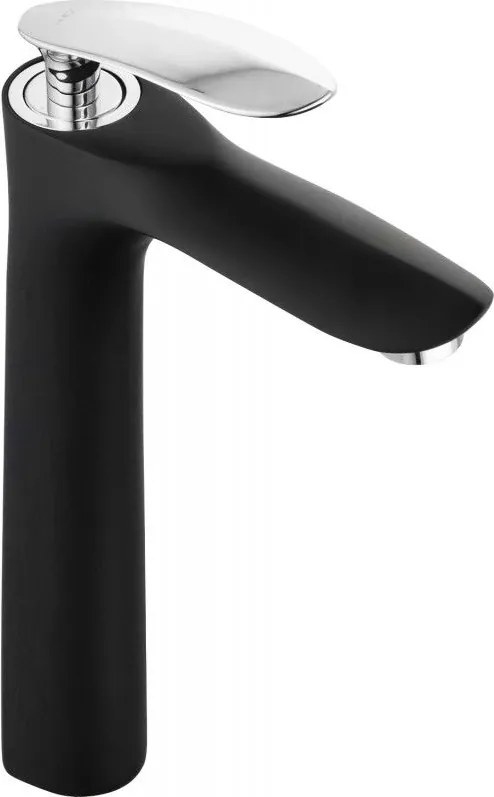 Mexen Lily висока смесителна батерия за умивалник, черна/хром - 73610-17