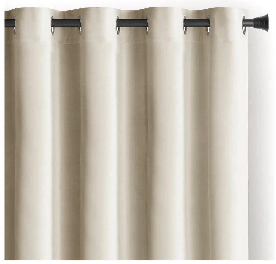 Бежово затъмняващо перде 140x270 cm Eyelets – Restilo