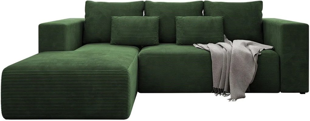 Ъглов диван Stripes-Left-Prasino