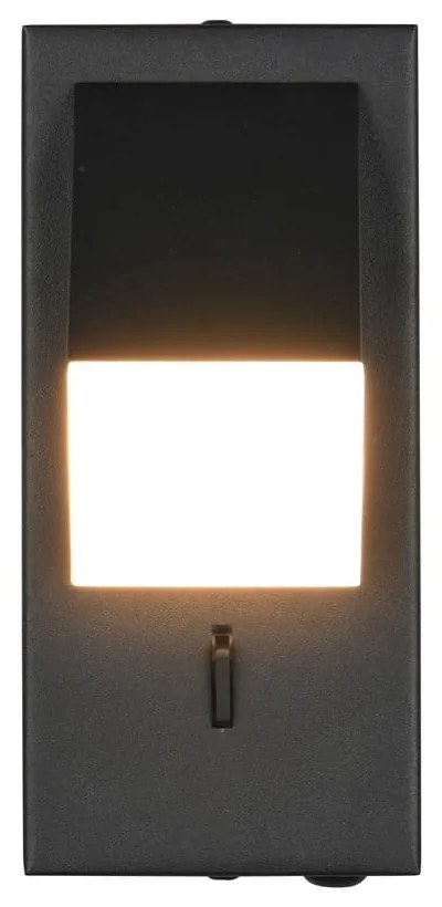 Матово черно LED стенна лампа Raglan – Trio