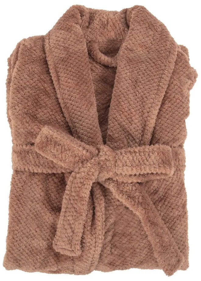 Кафява хавлия от микроплюш размер L/XL Pippa – Tiseco Home Studio