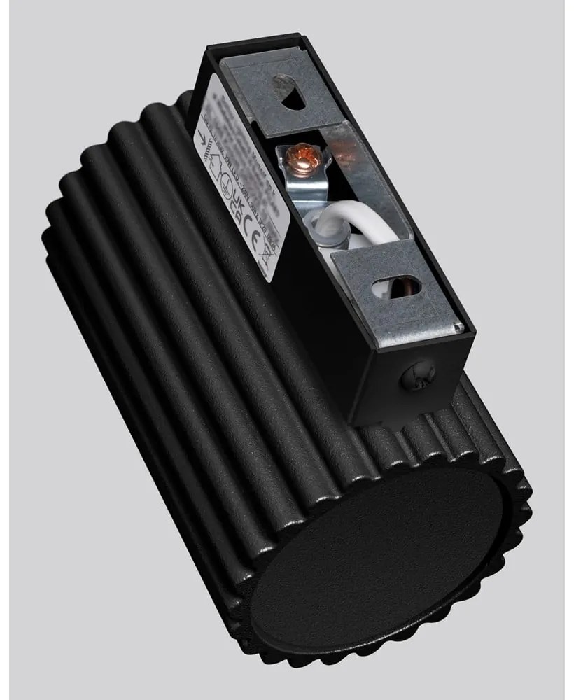 Черна стенна лампа Gleam – Sollux