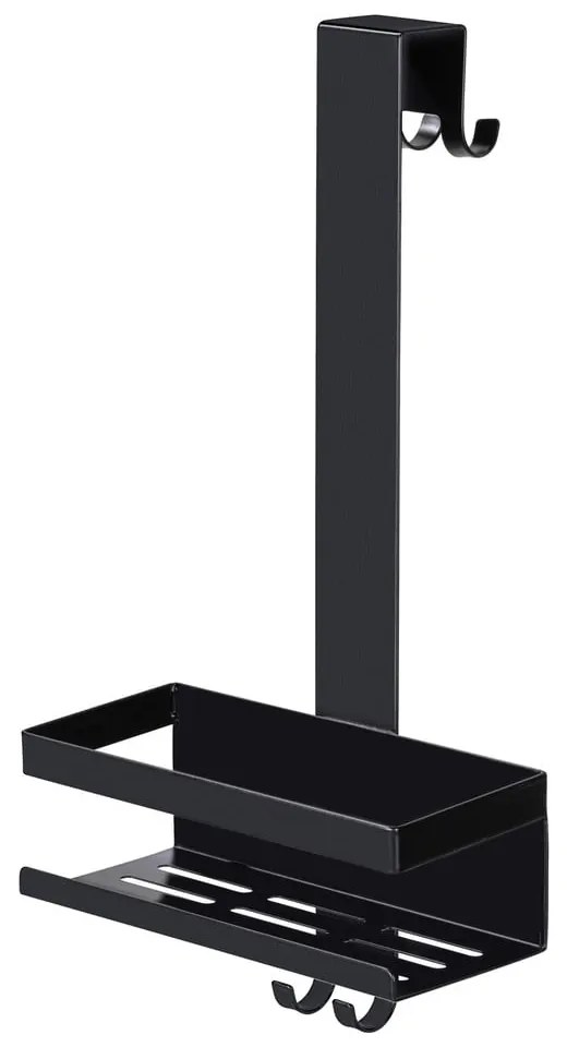 Черен висящ рафт за баня от неръждаема стомана Bribano – Wenko