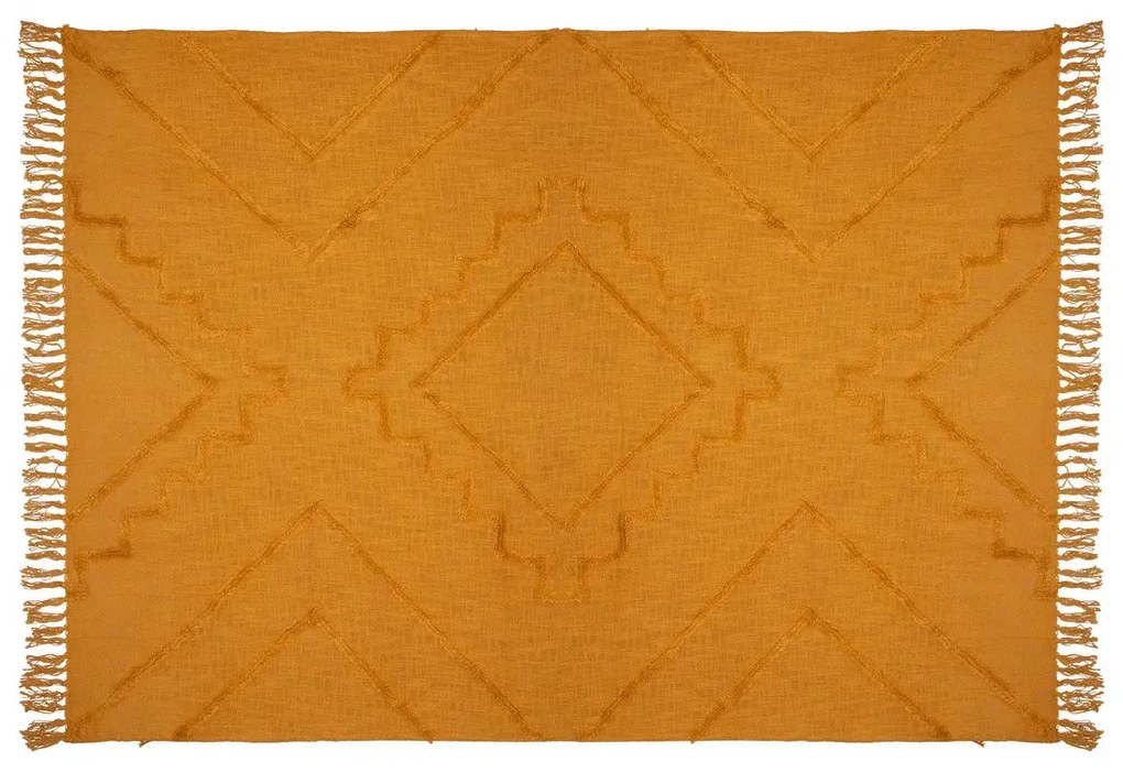 Покривало за легло atmosphera Inca, 130x180 cm, Памук - Охра