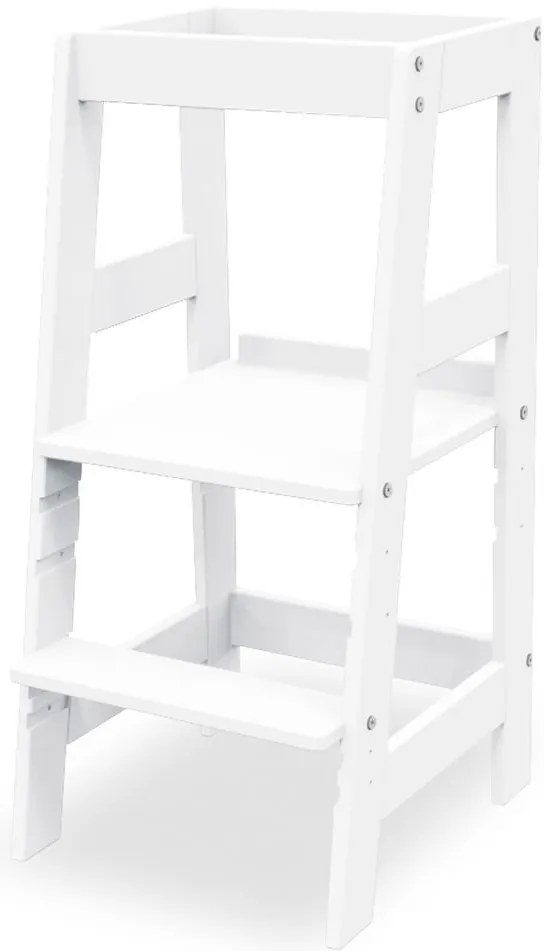 Силно регулируема детска седалка - бяла