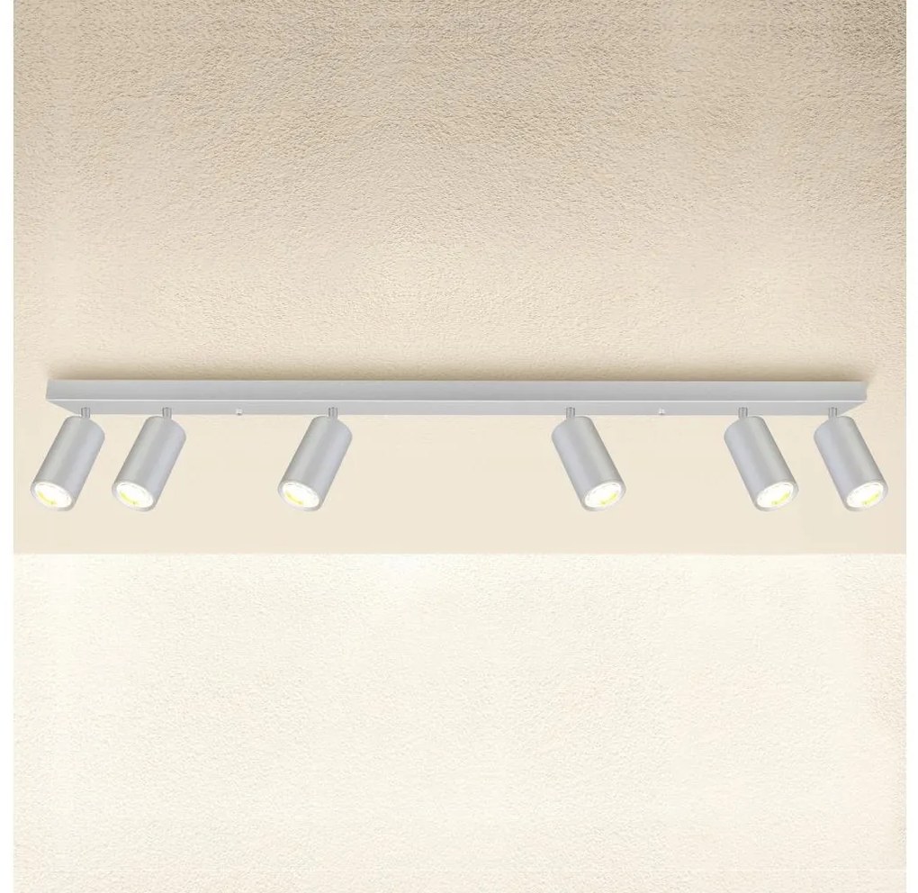 Brilagi - Спот за баня SELE 6xGU10/30W/230V IP44 сребрист