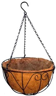 Кокосова саксия кошница кръг 35см (CGF10216-14)L