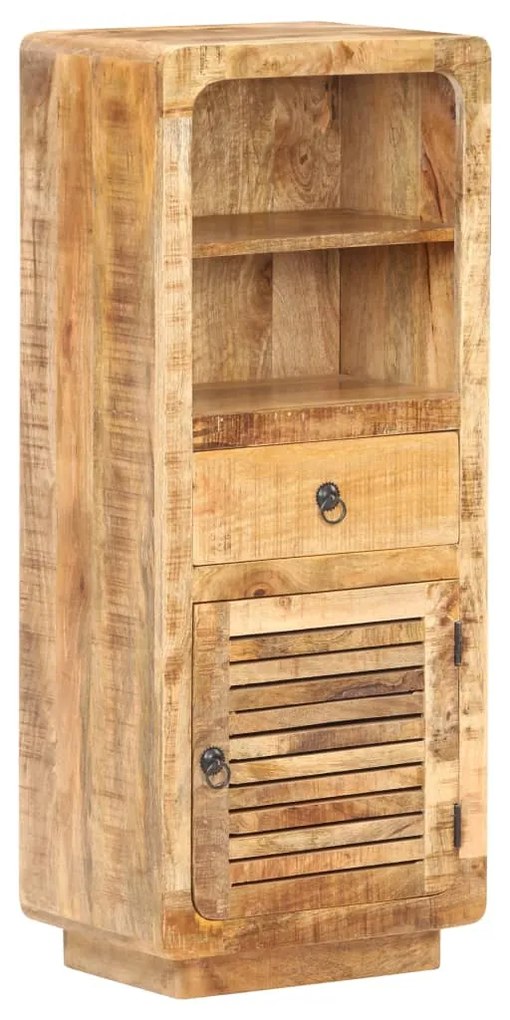 320464 vidaXL Висок шкаф, 45x32x110 см, грубо мангово дърво
