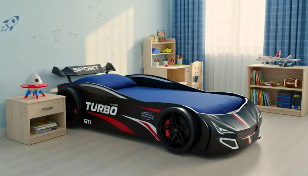 Детско легло Turbo plus-черно
